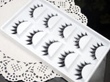 Yeknu False Eyelashes Natural Crisscross Thick Soft Eyelashes 100% Handmade Cotton Stems Fake Eyelashes Fashion Stage Lashes
