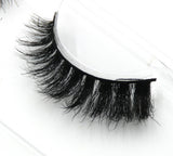Yeknu Manual Cotton Thread Stalk False Eyelashes Dense Cross Messy Natural Water Mink Fake Eyelashes Smoked Makeup Eye Lashes