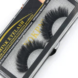 Yeknu 100% Mink False Eyelashes Models Naturally Messy Bushy False Eyelashes Fashion True hair Cross False Eyelashes Makeup tool