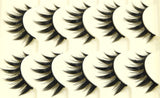 Yeknu Tapered Exaggerated False Eyelashes High Quality Fiber Crisscross Natural Fake Eyelashes Studio Art Makeup Thick Eyelashes
