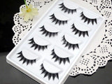 Yeknu False Eyelashes Natural Crisscross Thick Soft Eyelashes 100% Handmade Cotton Stems Fake Eyelashes Fashion Stage Lashes
