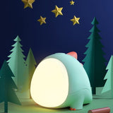 Yeknu Cute Silicone Night Light Cartoon Dinosaur Kids Toys Animal LED Table Lamp USB Baby Bedside Nursery Creative Holiday Gift