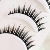 Yeknu Japanese Natural Eyelashes Cos Thick Eyelashes Prom Performance Long Crossed Acrylic Eyelashes 5 Pairs Women Lashes