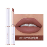 Yeknu Thin Tube Lipstick Matte Lightweight Lip Tint Waterproof Lip Balm Moisture Nude Lip Gloss For Pregnant Woman Makeup