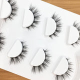 Yeknu New Handmade 4 Pairs Eyelashes Lengthen Natural False Eyelashes 3D Realistic Thick Model Nude Makeup Women Big Eye Lashes