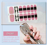 Yeknu Nail Sticker Full Cover Sticker Wraps Decorations DIY Manicure Slider Nail Vinyls Nails Decals Manicure Art