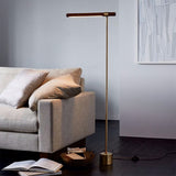 Yeknu Linear Wood LED Floor Lamp Modern minimalist replica lamp designer led living room decoration bedside vertical loft floor lamp