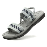 Yeknu Sandals Men Beach Shoes Gladiator sandalias for Male Flip Flops Men Casual Flat Slide Slippers sandale homme