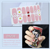 Yeknu Nail Sticker Full Cover Sticker Wraps Decorations DIY Manicure Slider Nail Vinyls Nails Decals Manicure Art