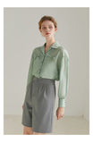 Yeknu Spring New Solid Office Lady Casual Women Pants Grey Straight Loose Knee Length Women Pants