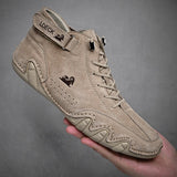 Yeknu New Men Casual Shoes Male High Top Sneakers Winter Warm Designer Fashion Loafers Lace Up Shoes Sneakers Zapatos De Hombre