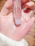 Yeknu Transparent Crystal Jelly Lipgloss Shiny Clear Mirror Moisturizing Lip Balm Glitter Liquid Lipstick Lip Oil Fruit Taste Lip Tint