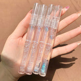 Yeknu Mirror Water Lip Gloss Water Glossy Lip Glaze Transparent Lip Oil Lasting Liquid Lipstick Clear Glitter Primer Hydrating Plump