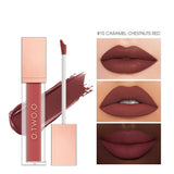 Yeknu Matte Lip Tint Velvet Lipstick Lip Gloss Pigment Waterproof Long-lasting 12 Colors Lip Stain For Women Cosmetics