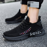 Yeknu Men's Shoes Spring Autumn Mesh Sports Shoes Fashion Platform Height Increase Sneakers Casual Shoes Student Running Shoes For Men