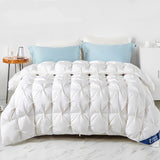 Yeknu Peter Khanun 100% White Goose Down Filler 3D Bread Duvet/Quilt/Comforter Winter Luxury Blankets 100% Cotton Shell 015