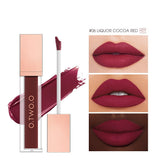 Yeknu Matte Lip Tint Velvet Lipstick Lip Gloss Pigment Waterproof Long-lasting 12 Colors Lip Stain For Women Cosmetics