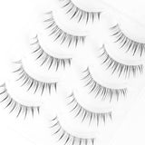 Yeknu New Transparent Manga Eyelashes A-Type Fishtail False Eyelashes Extension Japanese Nude Makeup Lashes Wispy