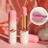 Yeknu Peach Color Lip Balm Waterproof Lipstick Pink Lip Gloss Temperature Color Changing Lip Care Lip Base Makeup Beauty Moisturizing