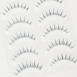 Yeknu New Transparent Manga Eyelashes A-Type Fishtail False Eyelashes Extension Japanese Nude Makeup Lashes Wispy
