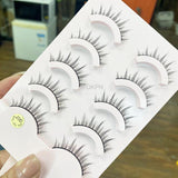 Yeknu Supernatural Fairy Hair False Eyelashes Soft Simulation Plain Style Pointed Tail Sharpening Everyday Nude Eyelashes