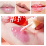 Yeknu Moisturizing Color Changing Lipsticks Transparent Peach Lip Oil Hydrating Natural Lipgloss Lip Blam Lasting Makeup Cosmetics