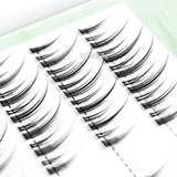 Yeknu Segmented Little Devil False Eyelashes Bridal Makeup Fairy Hair Natural Imitation Grafting Cos Comic Eye Single Tufted Hair