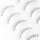 Yeknu New Transparent Manga Eyelashes A-Type Fishtail False Eyelashes Extension Japanese Nude Makeup Lashes Wispy