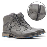 Yeknu 39~48 Boots For Men Classic Brand Comfortable Fashion Leather Men Ankle Boots #604