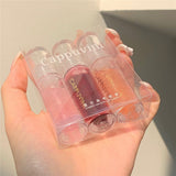 Yeknu Transparent Crystal Jelly Lipgloss Shiny Clear Mirror Moisturizing Lip Balm Glitter Liquid Lipstick Lip Oil Fruit Taste Lip Tint