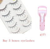 Yeknu Supernatural Fairy Hair False Eyelashes Soft Simulation Plain Style Pointed Tail Sharpening Everyday Nude Eyelashes