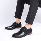 Yeknu 4 Colors Mens Dress Shoes Stylish Business Gentleman'S Wedding Comfortable Formal Shoes