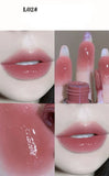 Yeknu Pink Clear Mirror Water Lip Gloss Lip Glaze Transparent  Waterproof Glossy Liquid Lipstick Red Lip Tint Makeup Korean