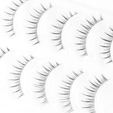 Yeknu New Transparent Manga Eyelashes A-Type Fishtail False Eyelashes Extension Japanese Nude Makeup Lashes Wispy