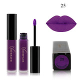 Yeknu 25Colors Nude Lip Gloss Matte Liquid Lipstick Makeup Long Lasting Waterproof Sexy Red Pink Lip Tint Batom Lipgloss Bulk