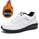 Yeknu Men's Spring Casual Shoes PU Leather Wear Resistant Sports Shoes Running Shoes Fashion Sneakers Student Training For Men 39-48