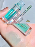 Yeknu Transparent Crystal Jelly Lipgloss Shiny Clear Mirror Moisturizing Lip Balm Glitter Liquid Lipstick Lip Oil Fruit Taste Lip Tint