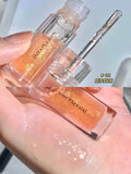 Yeknu Transparent Crystal Jelly Lipgloss Shiny Clear Mirror Moisturizing Lip Balm Glitter Liquid Lipstick Lip Oil Fruit Taste Lip Tint