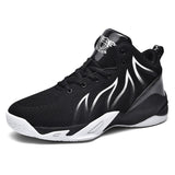 Yeknu Men's Summer New Breathable Mesh Fashion Outdoor Sports Basketball Shoes Student Athletic Sneakers For Men Large Size 36-48
