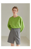 Yeknu Spring New Solid Office Lady Casual Women Pants Grey Straight Loose Knee Length Women Pants