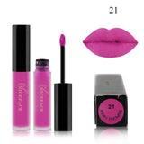 Yeknu 25Colors Nude Lip Gloss Matte Liquid Lipstick Makeup Long Lasting Waterproof Sexy Red Pink Lip Tint Batom Lipgloss Bulk