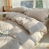 Yeknu 1pc 100%Cotton Duvet Cover Plaid Comforter Covers funda nordica cama 150 Single/Queen/King Quilt Cover(no pillowcase)