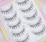 Yeknu New W-7 False Eyelashes Supernatural Artificial False Eyelashes Thick Grafted Segmented Eyelashes Whole Little Devil Eyelashes