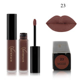 Yeknu 25Colors Nude Lip Gloss Matte Liquid Lipstick Makeup Long Lasting Waterproof Sexy Red Pink Lip Tint Batom Lipgloss Bulk