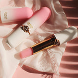 Yeknu Peach Color Lip Balm Waterproof Lipstick Pink Lip Gloss Temperature Color Changing Lip Care Lip Base Makeup Beauty Moisturizing