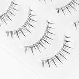 Yeknu New Transparent Manga Eyelashes A-Type Fishtail False Eyelashes Extension Japanese Nude Makeup Lashes Wispy