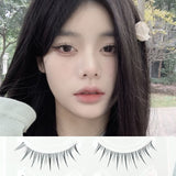 Yeknu New Transparent Manga Eyelashes A-Type Fishtail False Eyelashes Extension Japanese Nude Makeup Lashes Wispy