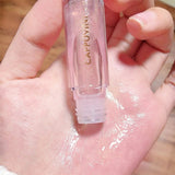 Yeknu Transparent Crystal Jelly Lipgloss Shiny Clear Mirror Moisturizing Lip Balm Glitter Liquid Lipstick Lip Oil Fruit Taste Lip Tint