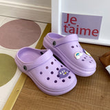 Yeknu Hot Sale Pink Cute Summer Sandals Women Beach Sandals Non Slip Comfortable Lightweight Outdoor Sandals Woman zuecos de mujer