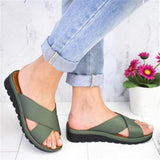 Yeknu Women Summer Slippers Casual Ladies Sandals Platform Non-slip Female Shoes Soft Wedge Outdoor Women Slippers Dropshipping Shoes